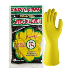 GUANTE LATEX GLOVES TALLA 8 1/2