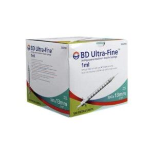 JERINGA PARA INSULINA DE 1ml CON AGUJA FIJA DE 30 X 1/2