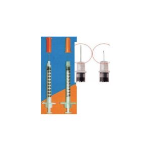 JERINGA PARA INSULINA DE 1ml CON AGUJA REMOVIBLE DE 27 X 1/2 CAJA X 100