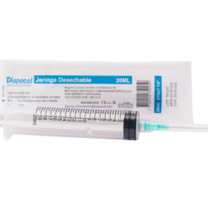 JERINGA 3 P 20 ML C-A 21 G X 1 1-2 CAJA X 50 DISPOCOL