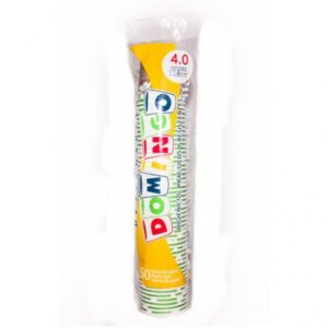 VASO DOMINGO CARTON IMPRESO 4.0 ONZ X 50