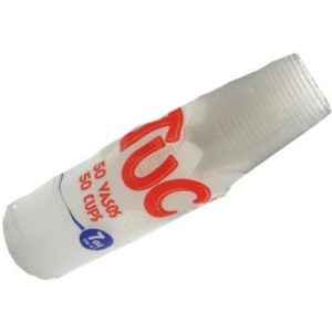VASO TUC BLANCO PLAST 7.0 ONZ*50
