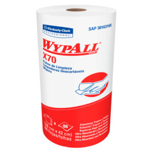 PAÑOS DE LIMPIEZA WYPALL X70 ROLLO X 88 HOJAS (28 X 42 CM)