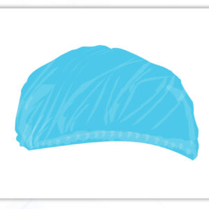 GORRO REDONDO AZUL X 50