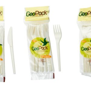 CUCHARA DESECHABLE GRANDE GEOPACK X 12