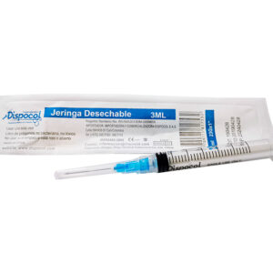 JERINGA 3 P 5 ML C-A 21 G X 1 1-2 CAJA X 100 UDS DISPOCOL