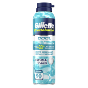 ESPUMA DE AFEITAR GILLETTE PRESTOBARBA FOAM COOL X 150 GR