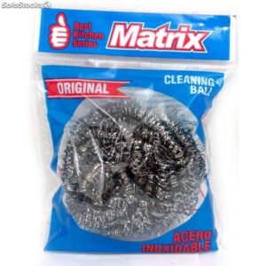 ESPONJA MATRIX ACERO X 12