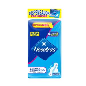 TOALLAS NOSOTRAS EXTRA PROTECCION DIA Y NOCHE X 24 UND