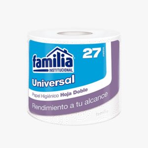 PAPEL HIGIENICO BLANCO UNIVERSAL 27 MT HD X 12