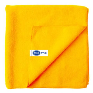PAÑO MICROFIBRA 40 X 40 CM AMARILLO X 5UN TASKPRO
