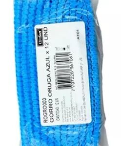 GORRO ORUGA ALFASAFE AZUL X 12 UND