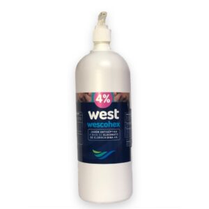 WESCOEX JABON QUIR.C/CLOREXID 4% FRX1000 ML V CREM