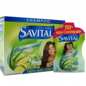 CHAMPU SAVITAL COLAGENO DISPLEY X 20 SOBRES