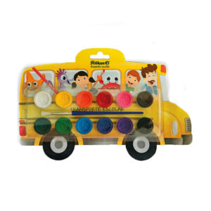 ACUARELA PELIKAN BUS X 12 COLORESX2